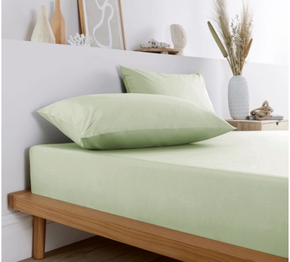 Svetlo zelené jersey prestieradlo s lycrou