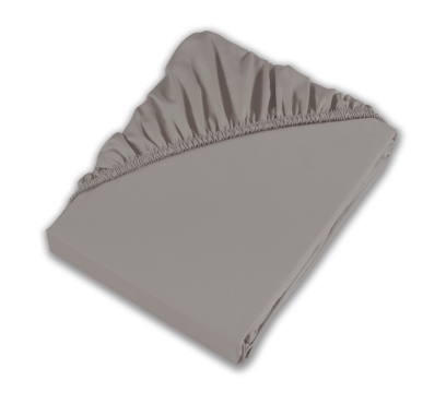 Béžovo-sivé džersejové prestieradlo s lycrou (4)