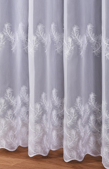 Metrážna voálová záclona