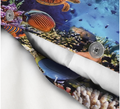 Obrazová posteľná súprava s motívom DELFÍNY (4)