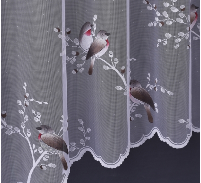 Hotová oblúková záclona žakárového typu s farebnými motívmi (2)