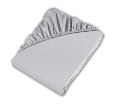 Svetlosivé jersey prestieradlo s lycrou (4)