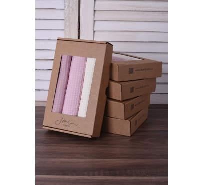 Darčeková súprava 3ks vafľových utierok (2)