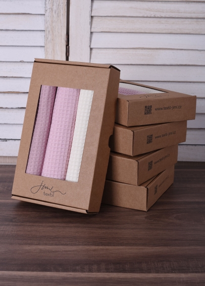 Darčeková súprava 3ks vafľových utierok (2)