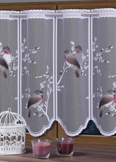 Vitrážová záclona