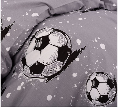 Obrazová posteľná súprava bavlna exclusive FUTBAL (1)