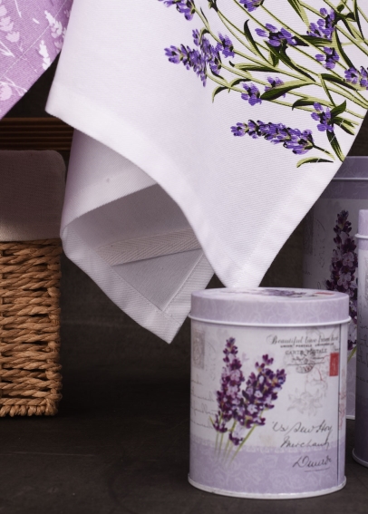 Savé bavlnené utierky UT58 - Motív levanduľa - JIMI Textil (4)