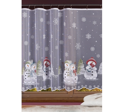 Metrážna žakárová záclona