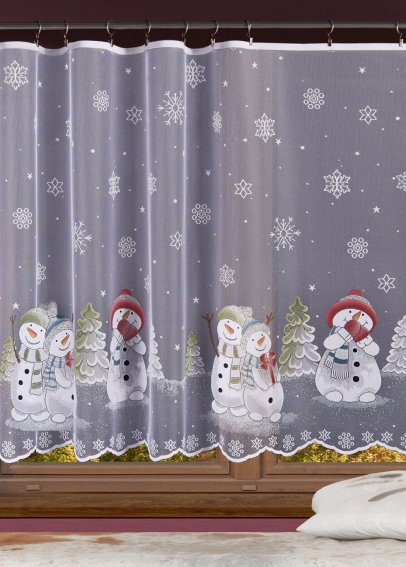 Metrážna žakárová záclona