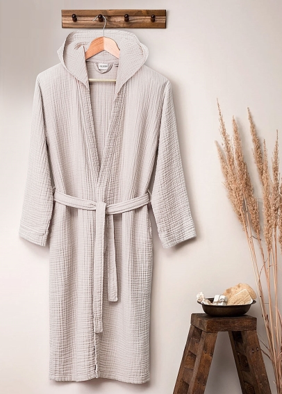 Mušelínový župan