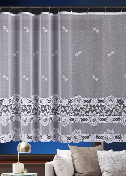 Metrážna žakárová záclona