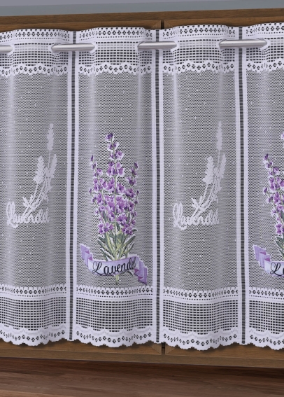 Vitrážová záclona