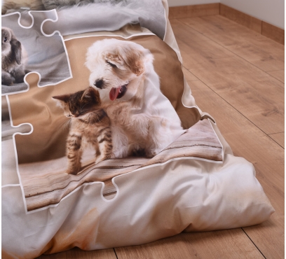 Obrazová posteľná súprava s motívom MAZNÁČIKOVIA (6)