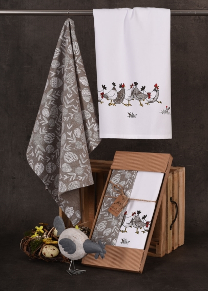 Veľkonočná darčeková súprava 2ks utierok