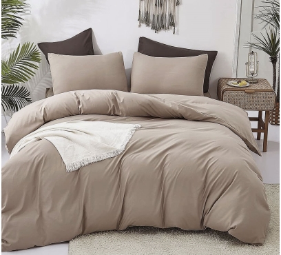 Jednofarebné posteľné súpravy zo 100% česanej bavlny