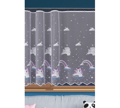 Metrážna žakárová záclona