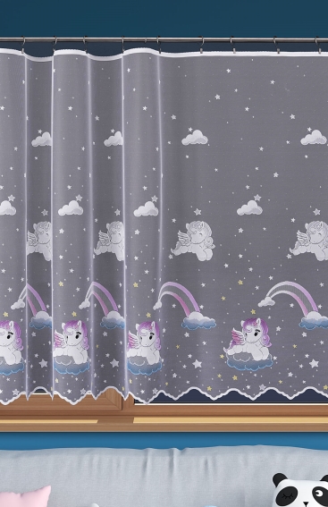 Metrážna žakárová záclona