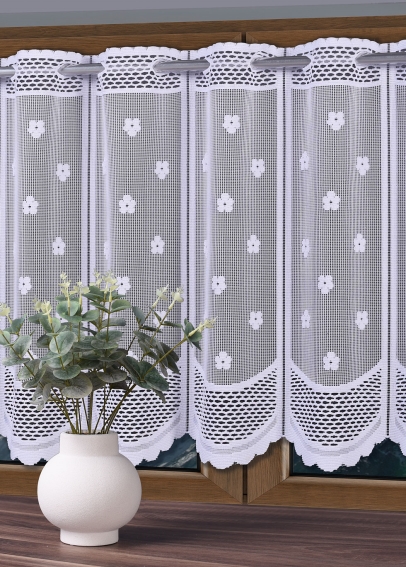 Vitrážová záclona