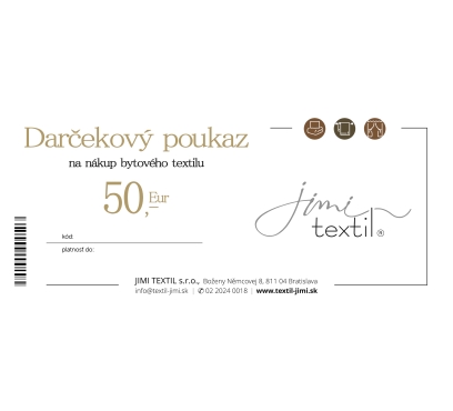 Darčekový poukaz 50 EUR (1)