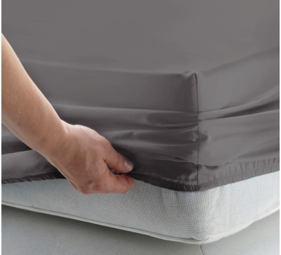 Tmavosivé jersey prestieradlo s lycrou (1)