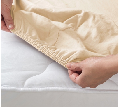 Banánové džersejové prestieradlo s lycrou (2)