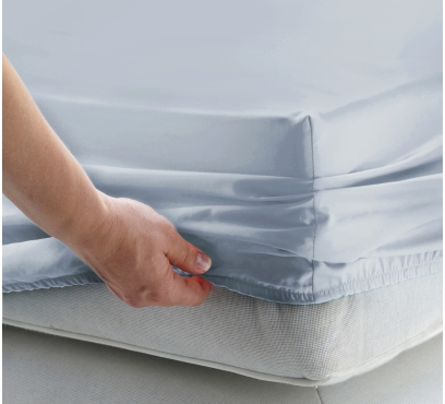 Modré jersey prestieradlo s lycrou (1)