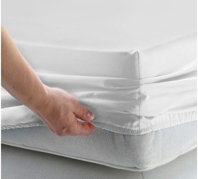 Biele džersejové prestieradlo s lycrou (1)