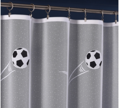 Detská žakárová záclona s farebnými motívmi (2)