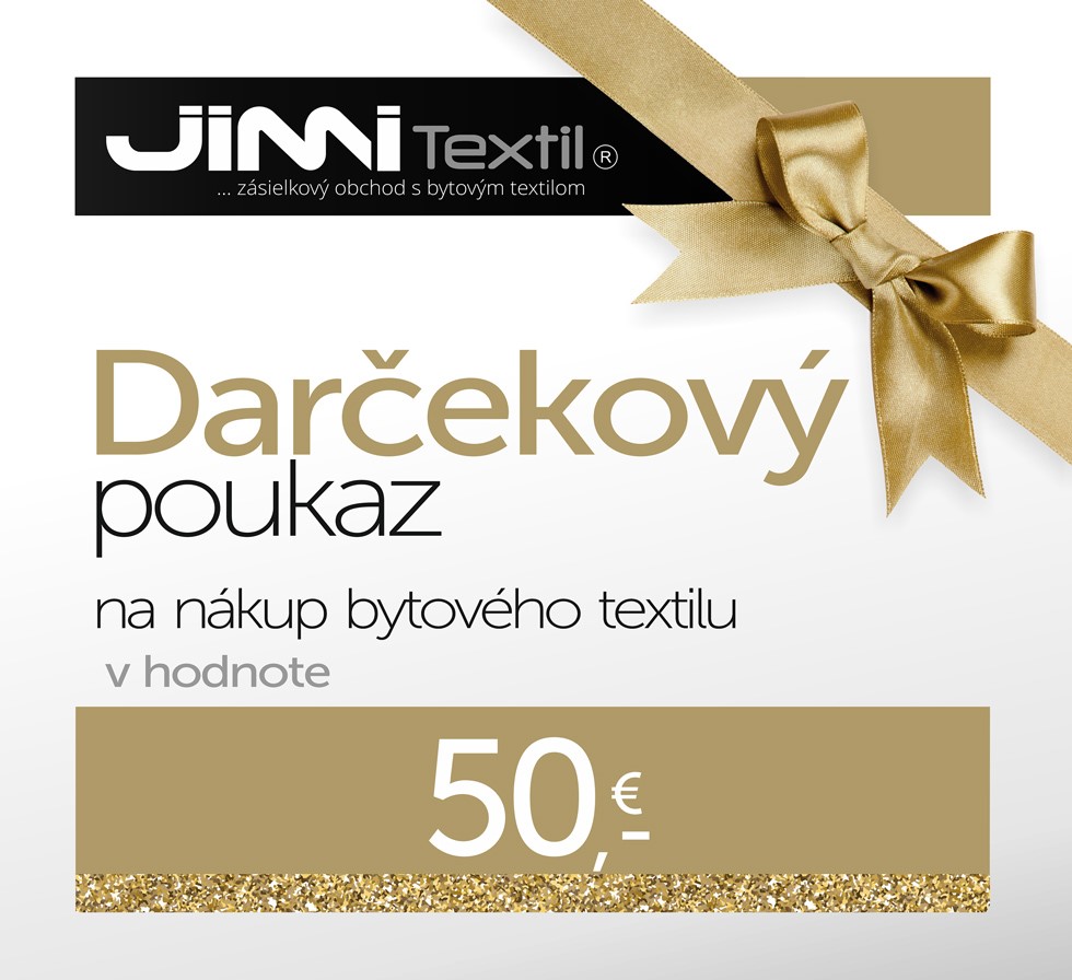 Darčekový poukaz JIMI Textil - 50 eur