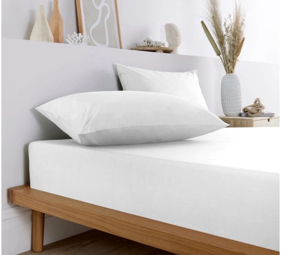 Biele džersejové prestieradlo s lycrou