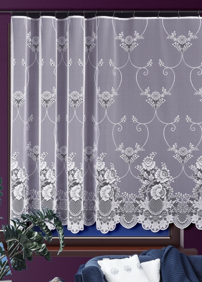 Metrážna žakárová záclona