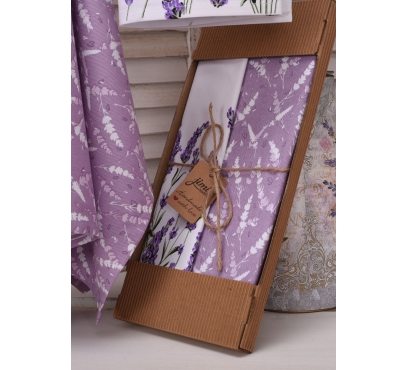 Darčekové balenie utierok UT58 s motívom levanduľa (5)