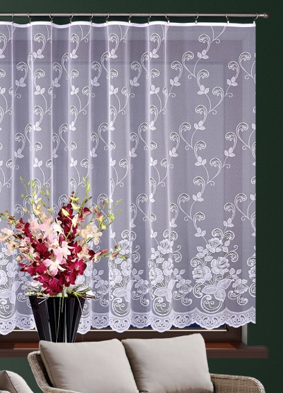 Metrážna žakárová záclona