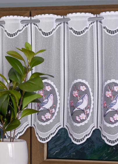 Vitrážová záclona