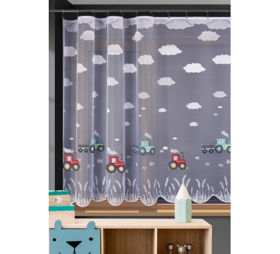 Metrážna žakárová záclona