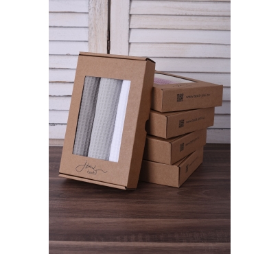 Darčeková súprava 3ks vafľových utierok (2)