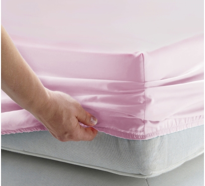 Ružové džersejové prestieradlo s lycrou (1)