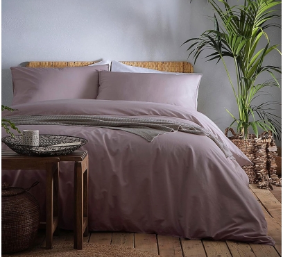 Jednofarebné posteľné súpravy zo 100% česanej bavlny