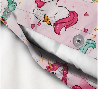 Obrazová posteľná súprava bavlna exclusive JEDNOROŽCE (4)