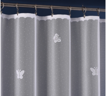 Detská žakárová záclona s farebnými motívmi (4)