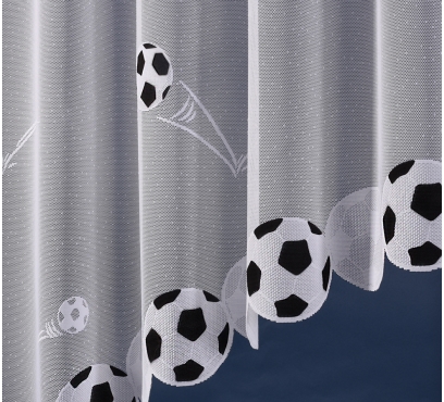 Detská žakárová záclona s farebnými motívmi (1)