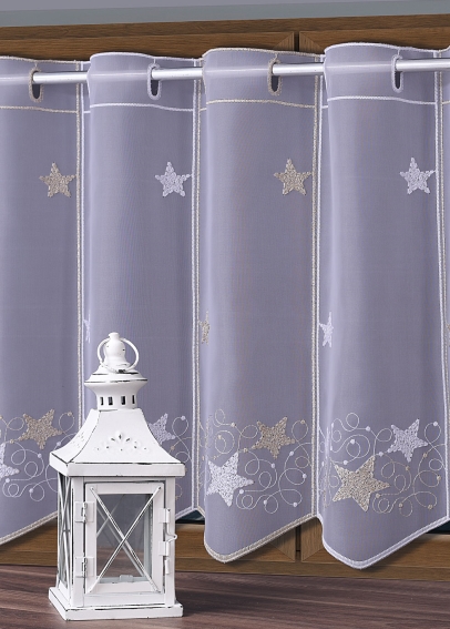 Vitrážová záclona