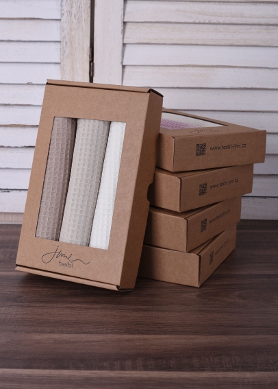 Darčeková súprava 3ks vafľových utierok (2)