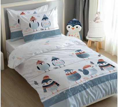 Obrazová posteľná súprava s motívom TUČNIAKY