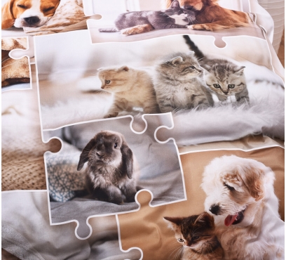 Obrazová posteľná súprava s motívom MAZNÁČIKOVIA (7)