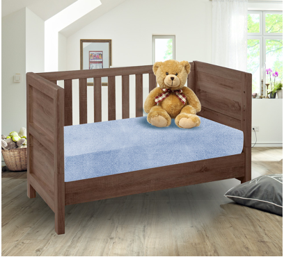 Froté plachta PREMIUM do postieľky FD2 – blankytná – 60–70 × 120–140 cm Froté plachta PREMIUM do postieľky FD2 – blankytná – 60–70 × 120–140 cm