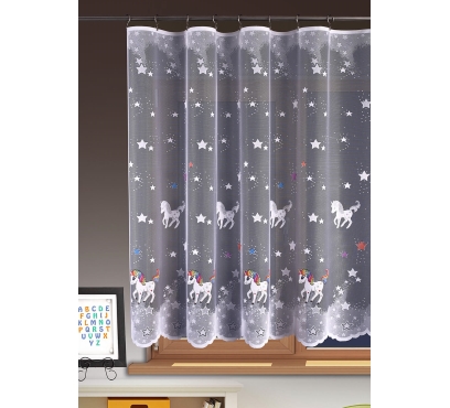 Metrážna žakárová záclona