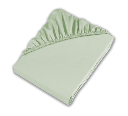 Svetlo zelené jersey prestieradlo s lycrou (4)