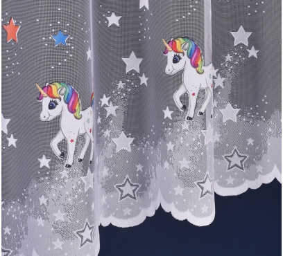 Exclusívná detská záclona s transferovou potlačou (1)